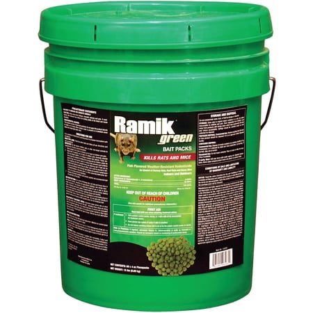 60-pack Neogen Ramik Rodenticide Rat and Mouse Bait - High Potent Rodent Bait - 60 Pack, 4-Ounce — Residential Use, Standard Application