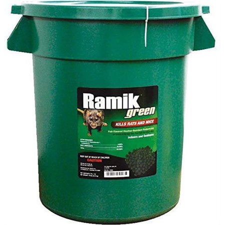 NEOGEN RODENTICIDE D 116339 Ramik Rats an Mice Bait, Green