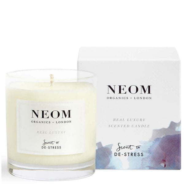 NEOM Real Luxury Scented Candle DESTRESS 6.52oz Missing Box