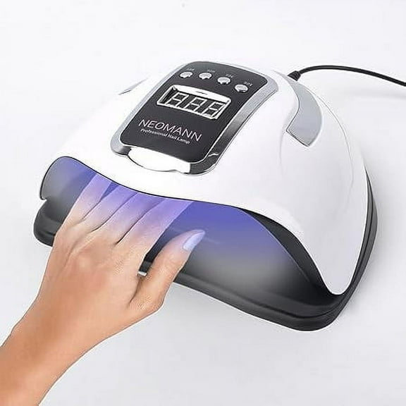 NEOMANN Nail Dryer UV Light, 280W Quick Dry 66 LED Nail Lamp for Gel Nails - 4 Timer Settings