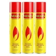 thumbnail image 1 of NEON 10.14 oz Lighter Gas Refill Butane Universal Fluid Fuel Ultra Refined 3 Pack Yellow, 1 of 2