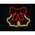 thumbnail image 1 of Star Bright 9438011 22 x 2 x 26 in. LED Neon Bell Silhouette, Red & White - Metal & Plastic, 1 of 1