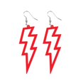 thumbnail image 1 of NEON Flash Earrings Funky Kitsch 80s90s Punk Rock Bolt Retro Cel❀ O8V1, 1 of 8