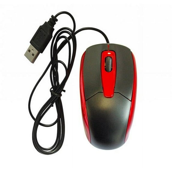 NEON Optical USB Mouse Dual-button with scroll-wheel Black/Orange
