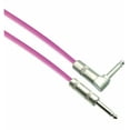 thumbnail image 1 of NEON PINK Designer Series Guitar Cables - 1/4" Straight to Right Angle, 1 of 5