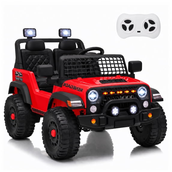 Car Ride Food NEORIVER 12V Kids Electric Ride On Car, Ride On Toy Vehicle with Dual ...