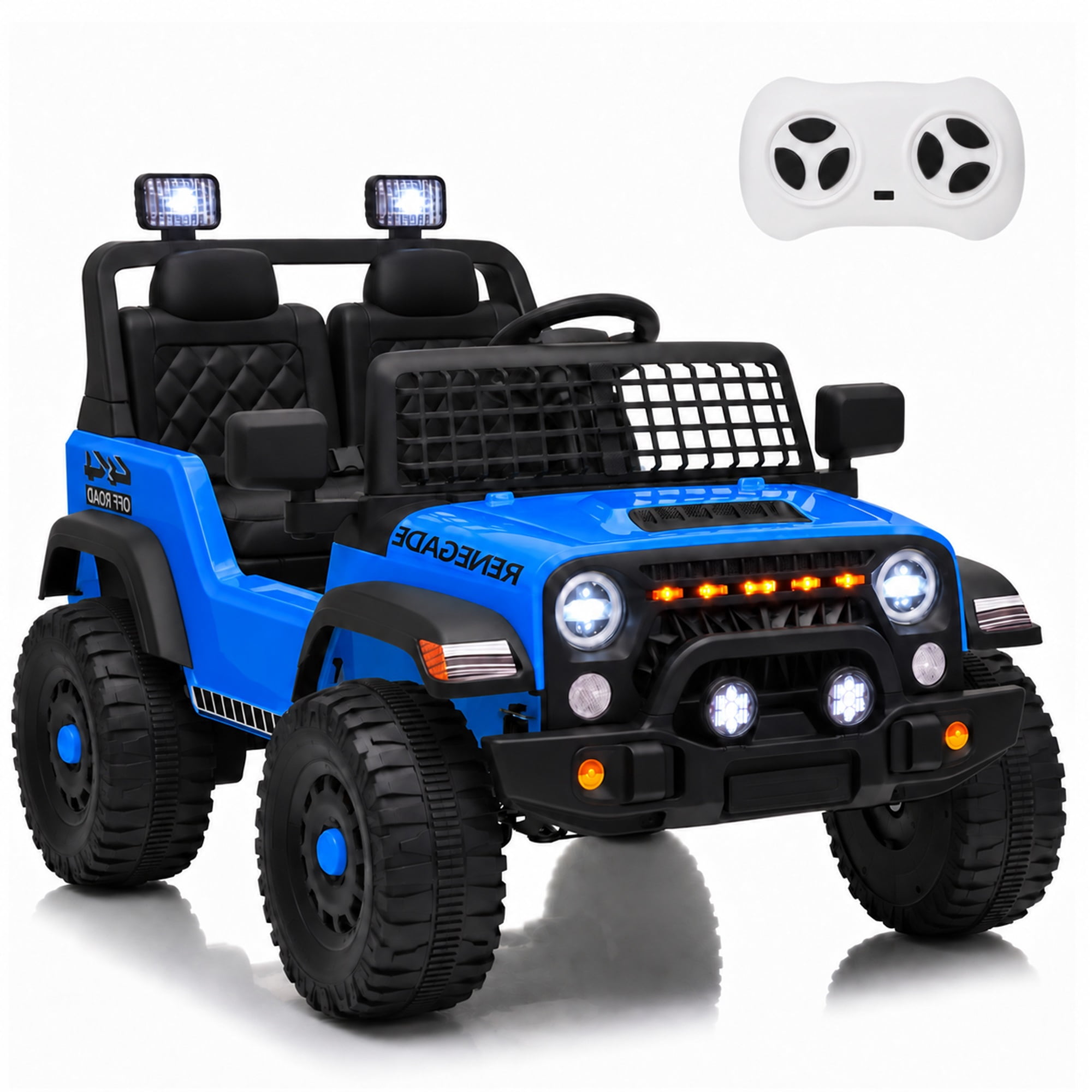 NEORIVER 12V Kids Electric Ride On Car, Ride On Toy Vehicle with Dual ...