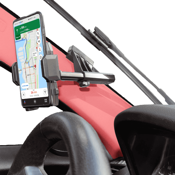 NEOS Magnetic Vehicle Phone Holder (Mount Version D) Best and Reliable Windshield Universal Car and Boat Mount for iPhone, Samsung, Moto, Huawei, Nokia, LG, Smartphones