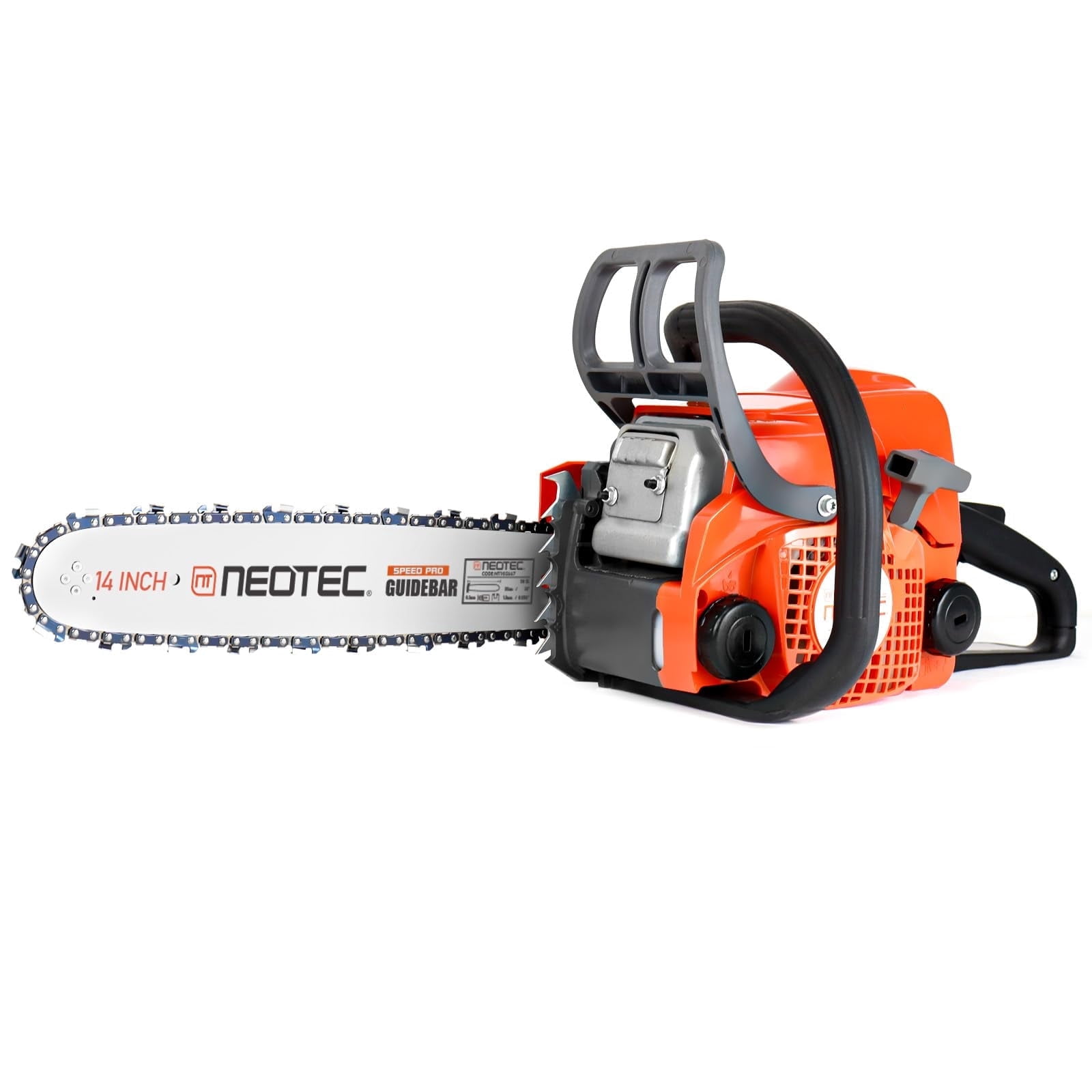 NEOTEC 31.8cc Gas Chainsaw,14 Inch Gasoline Powered Chain Saw 2-Stroke Gas Chainsaws,Durable Portable Chain Saw for Wood Cutting,Tree Pruning and Firewood Preparation NS832