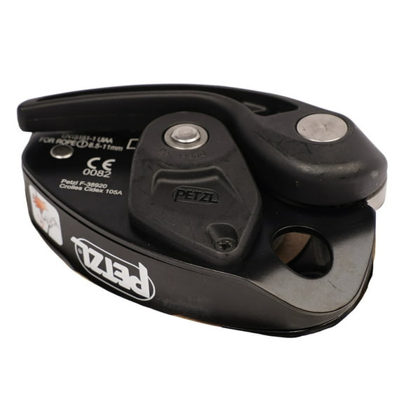 Petzl NEOX Belay Device w/ Cam-Assisted Blocking - Black #D016AA02