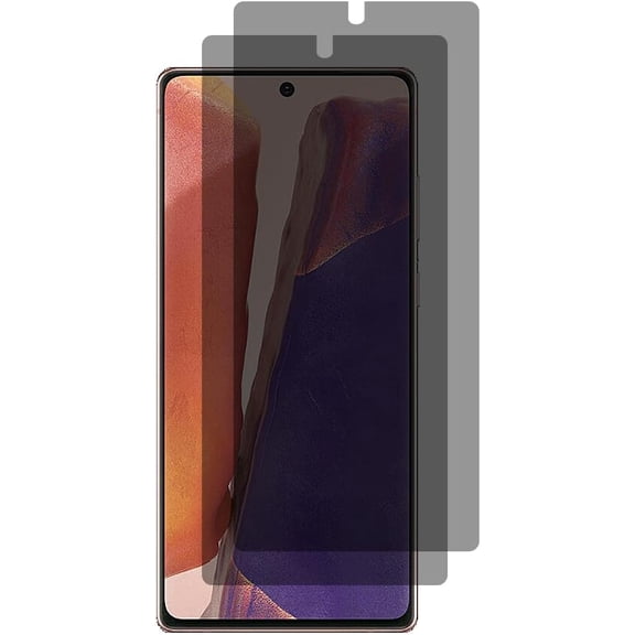 NEOYFC for 2 Pack Privacy Screen Protector For Samsung Galaxy Note 20 5G / 4G (6.7 inch) Anti Spy Private Tempered Glass (Not Support Fingerprint Unlock)