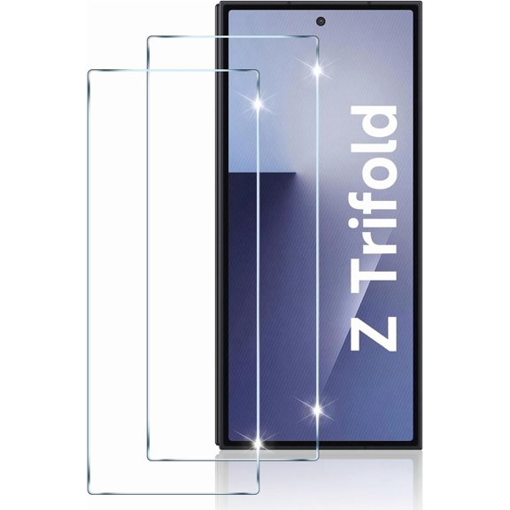 NEOYFC for 2-Pack forSamsung Galaxy Z TriFold Screen Protector, Tempered Glass Front Screen Protector for Galaxy Z TriFold, Anti Scratch Bubble Free Case Friendly - Transparent