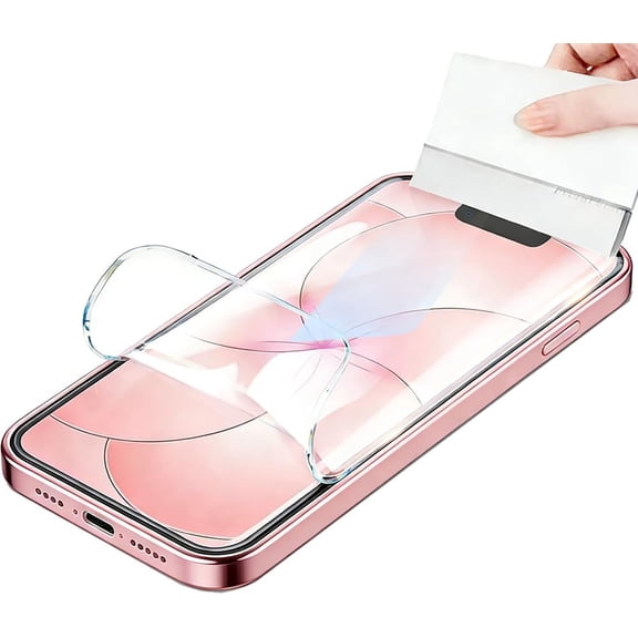 NEOYFC for 2pcs Flexible Front Screen Protector for iPhone 17e 2026 / 16e / SE (2025) 6.1" 3D Hydrogel Film Transparent TPU Touch Sensitive Fingerprint Unlock Not Tempered Glass