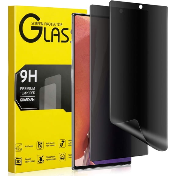 NEOYFC for Galaxy Note 20 Ultra Privacy Screen Protector, [Anti-Spy] [Case Friendly] [Support in-Screen Unlock] Premium Flexible Film Screen Protector for Samsung Galaxy Note 20 Ultra