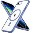 thumbnail image 1 of NEOYFC for  Magnetic for iPhone SE 2022/SE 2020/8/7 Case, with Tempered Glass Screen Protector, [Compatible with MagSafe], Military Drop Shockproof Cover for iPhone SE 3/SE 2/8/7 4.7 inch,Light Blue, 1 of 7
