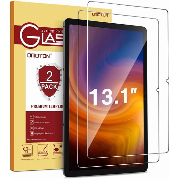 NEOYFC for Screen Protector for Samsung Galaxy Tab S10 FE Plus, 13.1 Inch 2025, Tempered Glass for Samsung Tablet S10 FE+, S Pen Compatible, HD Clear Film, 2 Pack