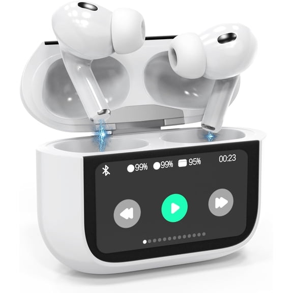 NEOYFC Translator Earbuds,Instant Translation,3-in1 English-Spanish Translation Device,Seamless Global Conversations, AI Bluetooth Earbuds with Charging Dock for Travel, Meetings, and Study