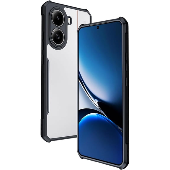 NEOYFC for  Case Compatible with Redmi Turbo 4, [Droproof] [Sweat-Proof] [Fingerprint-Proof] Shockproof Protective Phone Case FitsRedmi Turbo 4,Black