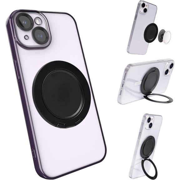 NEOYFC for Phone Ring Holder for PopSocket Kickstand for iPhone 12 13 14 15 Series Compatible with MagSafe Removable Phone Grip Stand