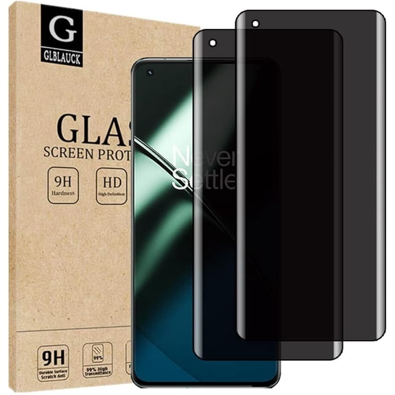 NEOYFC for Privacy Screen Protector for OnePlus 11 5G, Anti-Spy 3D Curve Edge 9H Hardness Tempered Glass Screen Protectors for OnePlus 11