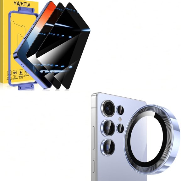NEOYFC for Samsung Galaxy S25 Ultra Original Camera Protector and Anti Spy Private Screen Protector
