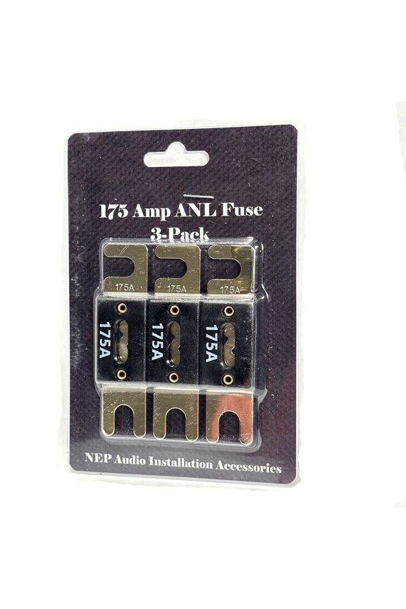 175 Amp ANL Fuse Inline Fuse for Car Audio 3 Pack
