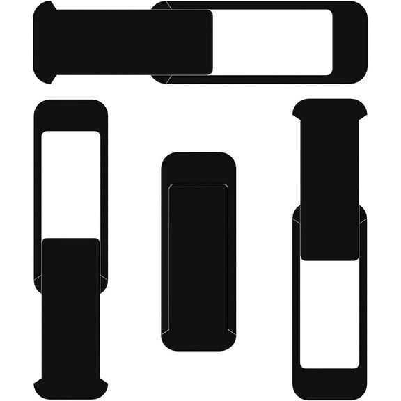 NEPAK 18 Pack Webcam Cover 0.026 Inch Ultra Thin,Webcam Cover Slide,Laptop Camera Cover Slide for PC, MacBook, iMac, Computer, iPad(Black)