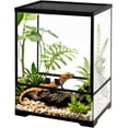 thumbnail image 1 of NEPTONION 32 Gallon Professional Glass Terrarium 18"x18"x24" Durable Reptile Habitat Tank with Heat Resistant Aluminum Alloy Frame, Dual Front Swinging Doors for no Jam by Sand and Other Debris, 1 of 7