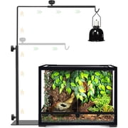 Neptonion Reptile Domes Stand, Adjustable 16-27 inch Heat Lamp Stand Fixture for Terrarium, L