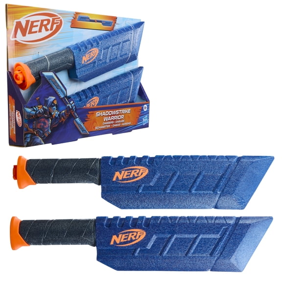 Nerf Shadowstrike Warrior Foam Daggers, Nerf Toy, Attach to Create 1 Battle Staff, 6+