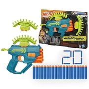 Nerf Elite Rebel Ops Ammohawk Blaster, 2 Attachments, 20 Nerf Elite Foam Darts, 8 and up