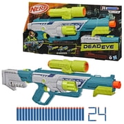 Nerf Elite Rebel Ops Deadeye Blaster, 2 Attachments, 24 Nerf Elite Foam Darts, 8 and up