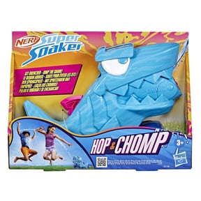 Nerf Super Soaker Hop & Chomp Water Toy, Sprays Water Streams, Outdoor Summer Toys, Backyard & Beach Fun, Ages 3+