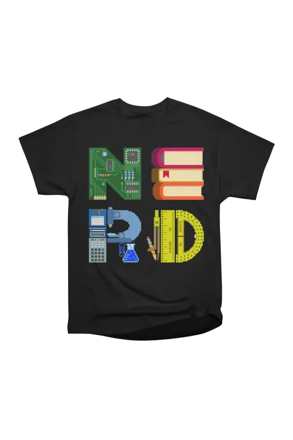 NERD T-Shirt Tee Gift For Him Merch For Her Apparel For Friend
