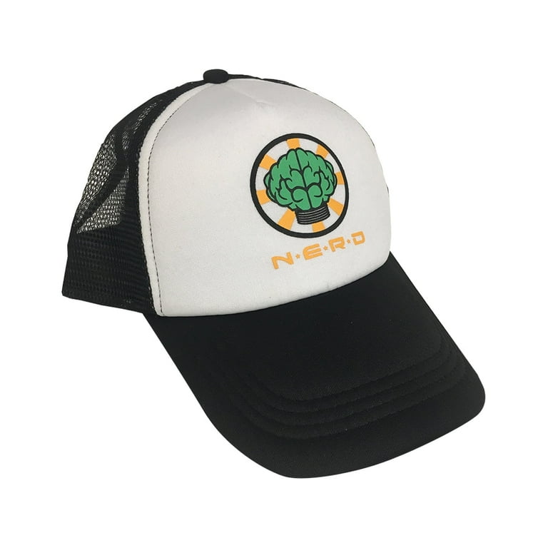 NERD Trucker Hat Black Neptunes Pharrell Williams N*E*R*D N.E.R.D.