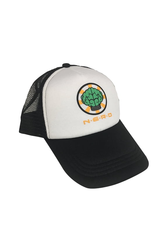 NERD Trucker Hat Black Neptunes Pharrell Williams N*E*R*D N.E.R.D. Band Hip Hop