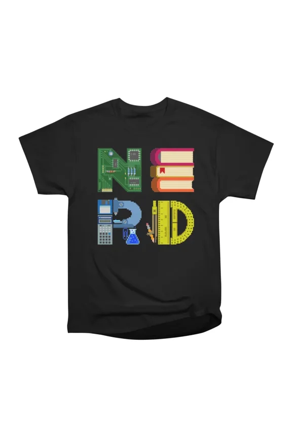 NERD pixel smaller T-Shirt Tee Gift For Him Merch For Her Apparel For Friend