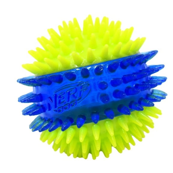 Nerf Dog Durable 3.2 Inch LED Spike Ball Dog Toy