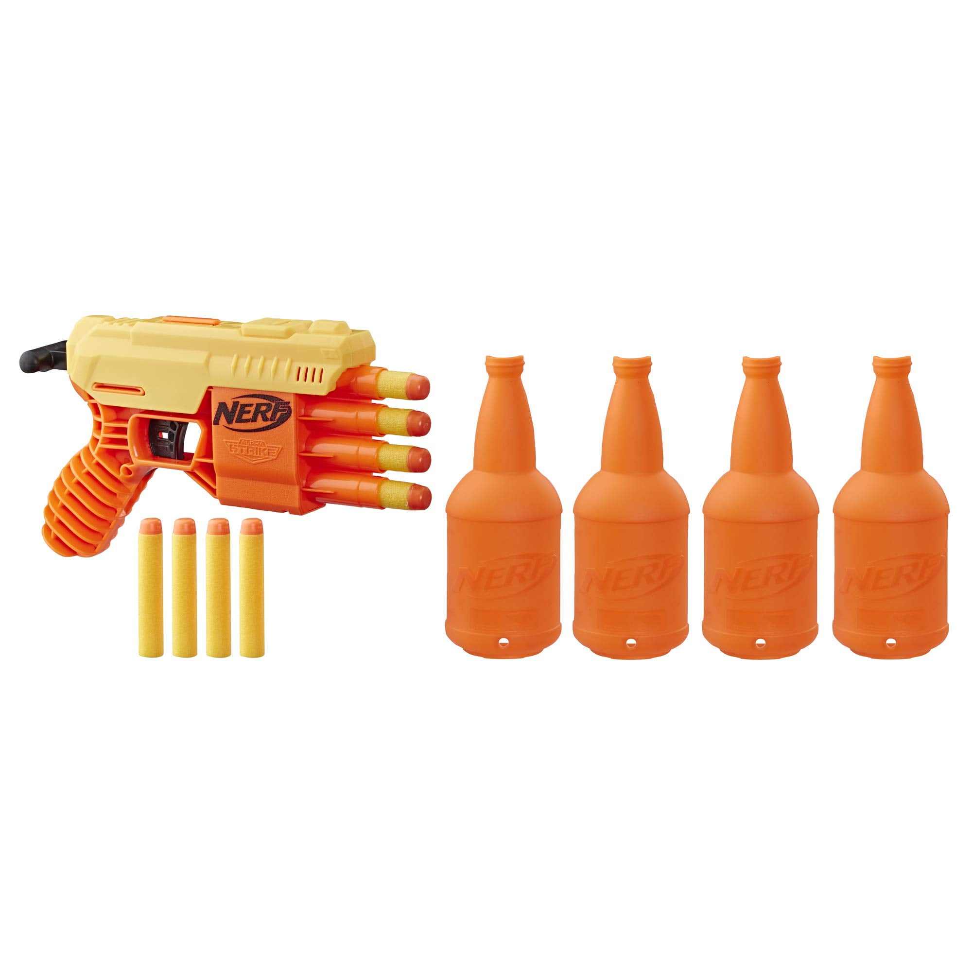 Nerf Alpha Strike オレンジブラスター Amazon.com: Nerf Alpha Strike Uppercut Blaster - Orange Dart