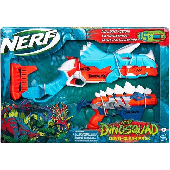 NERF DinoSquad Dino-Clash Pack Foam Blasters