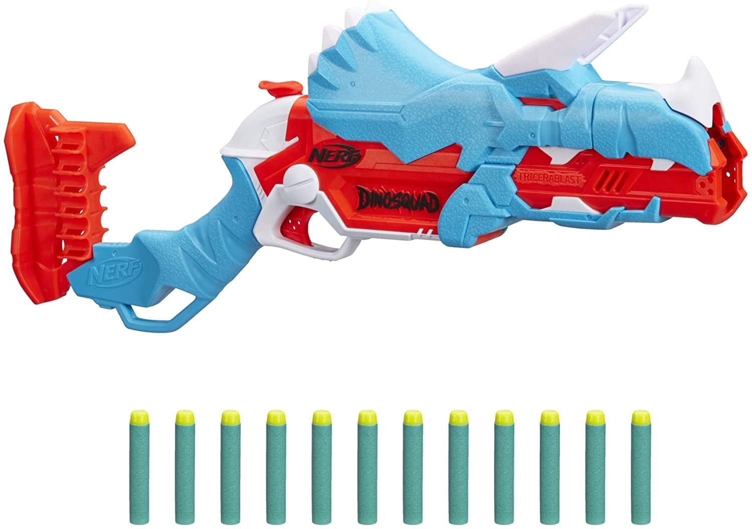 NERF DinoSquad Tricera-blast Blaster  8 Years and Up