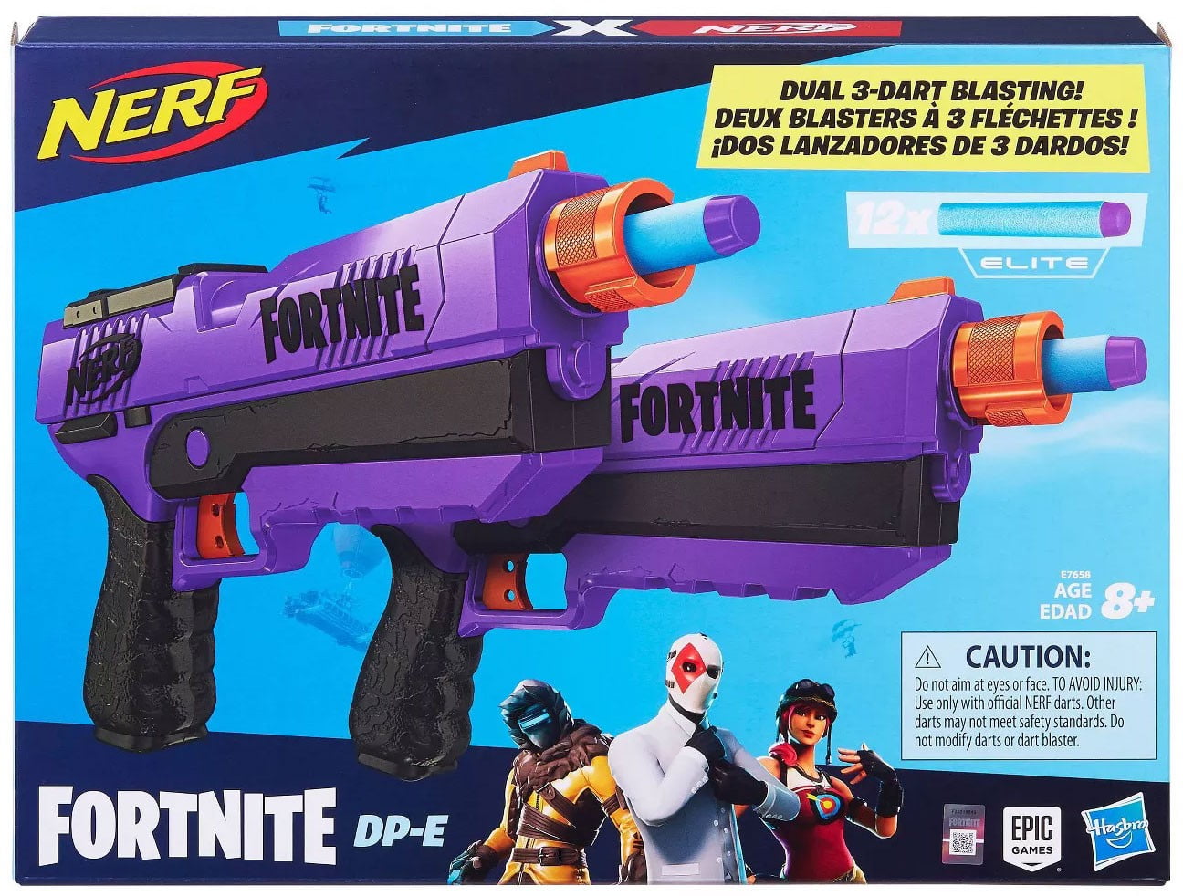 Nerf Fortnite Double Set Silver