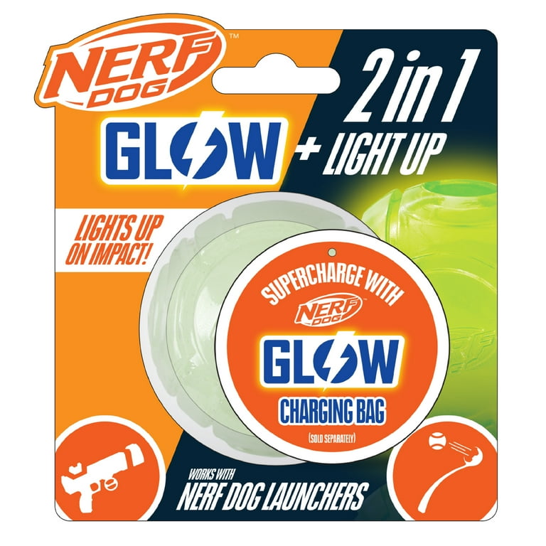 Nerf Light Up Glow Ball Red