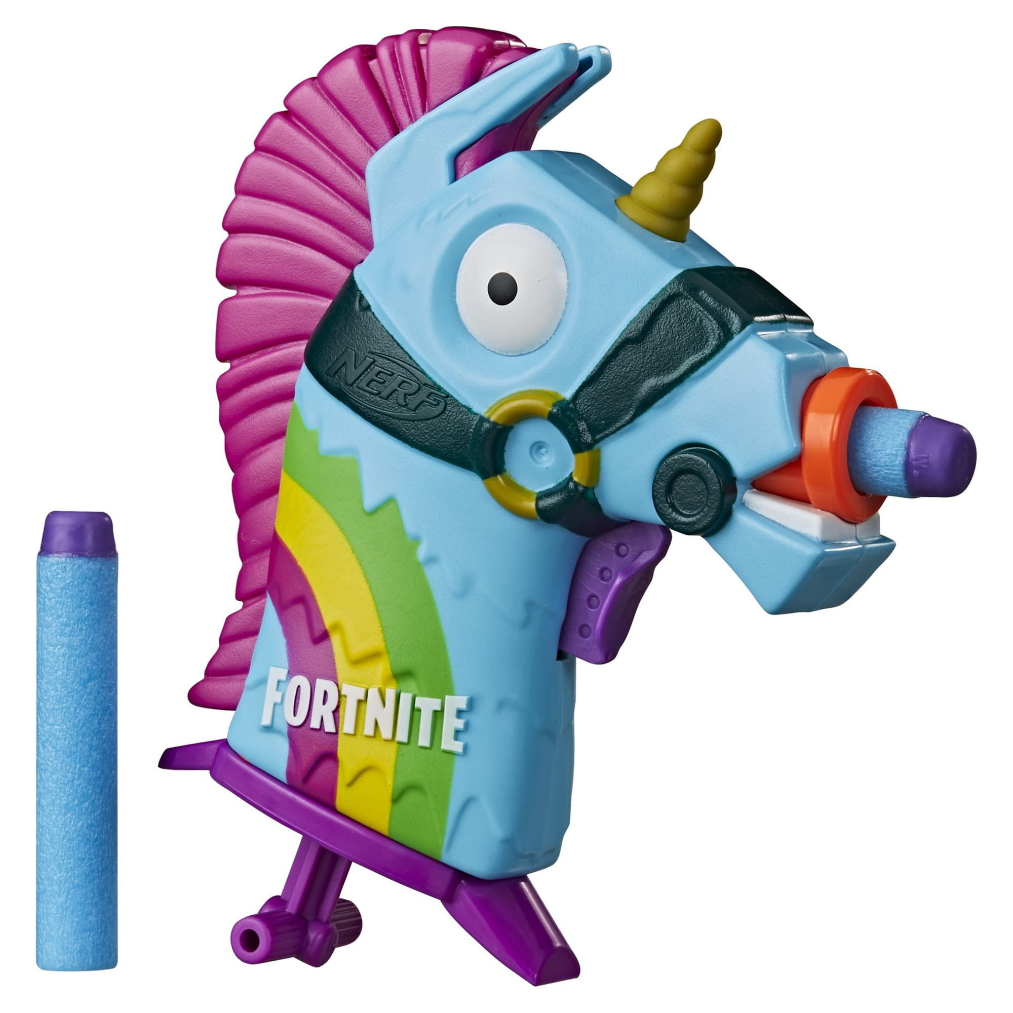 NERF Micro Shots Rainbow Smash Dart Blaster Toy