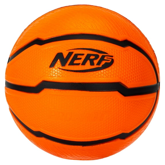 NERF Mini Foam Basketball - Indoor + Outdoor NERF Balls - 5" Ball for Mini Basketball Hoop - Orange