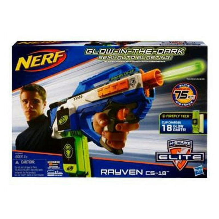 Nerf Rayvenfire Motorized Rapid-Fire Blaster Toy Gun N-Strike Elite New  Sealed