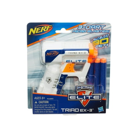 NERF N-Strike Elite - TRIAD EX-3 blaster - 3 darts