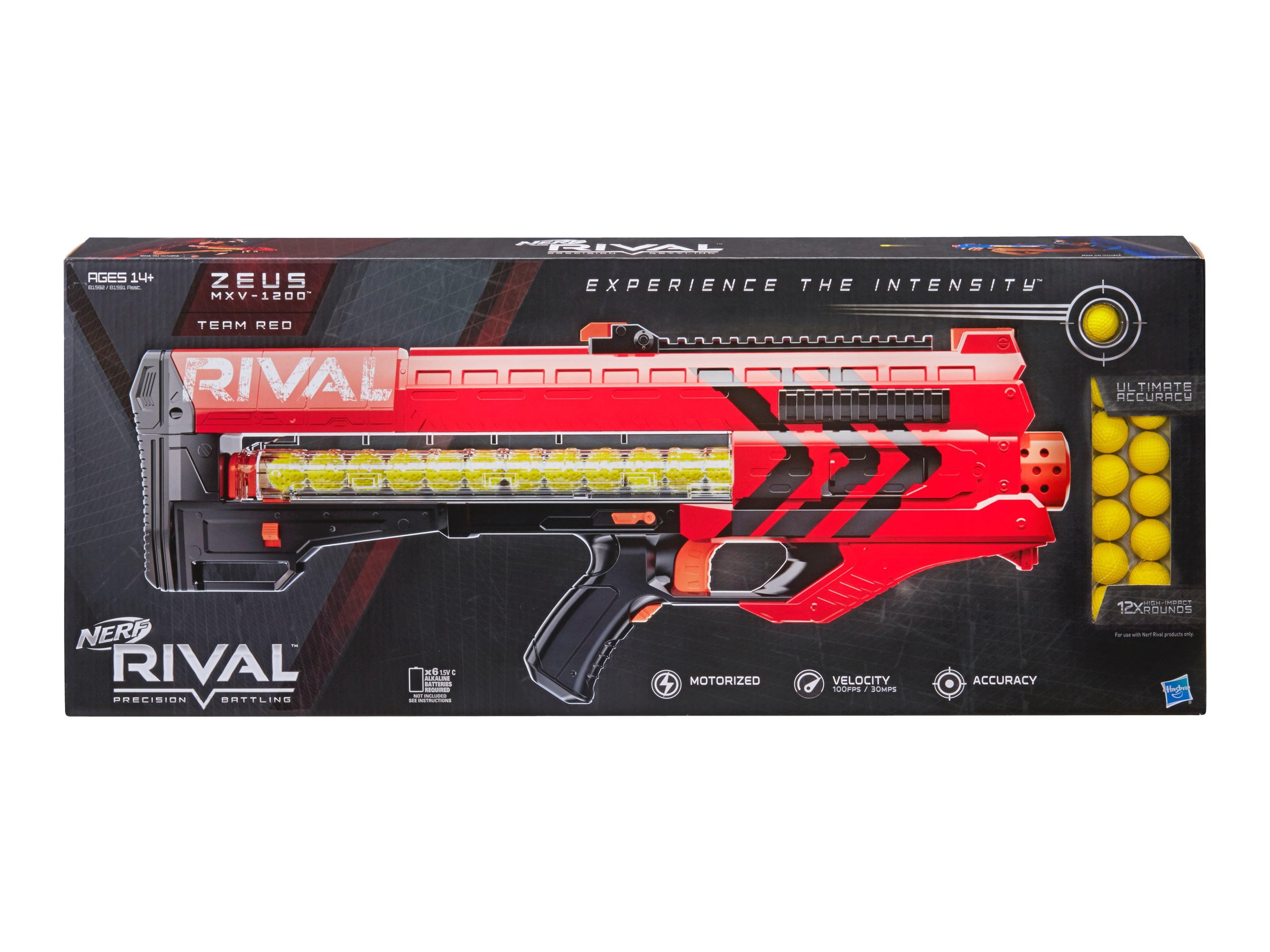 Nerf Rival Zeus MXV-1200 Blaster (Red) 