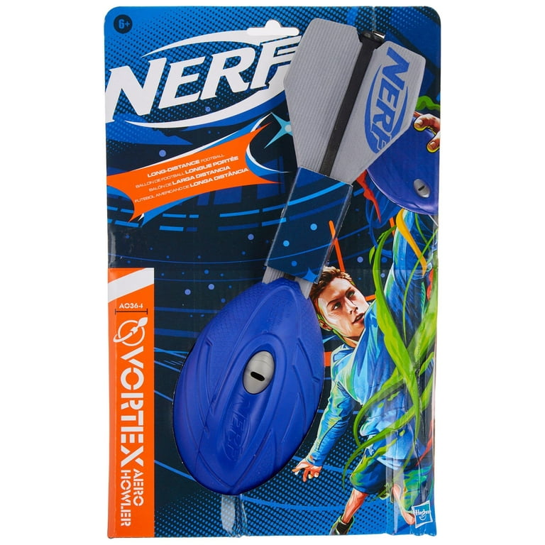 Kid's Whistling Nerf Vortex Aero Howler Foam Ball, Indoor Outdoor