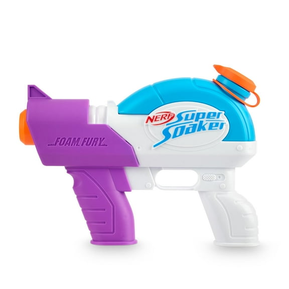 NERF Super Soaker Foam Fury Blaster  The Ultimate Foam Blaster for Outdoor Summer Fun Foamzone